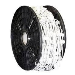 C7 Cord, 36" Spacing, White Wire, SPT-1, 1000'