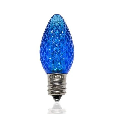 C7 SMD LED Retrofit Bulb - Blue - Pro Christmas™ - Bag Of 25
