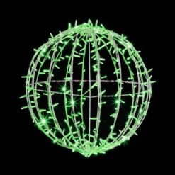 20" Foldable Sphere - LED - Green - Commercial Grade