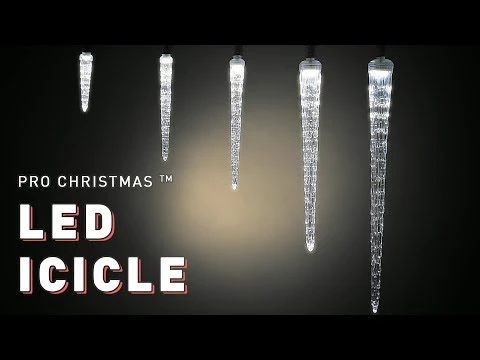 18" LED Steady Icicle Drop - Image 2