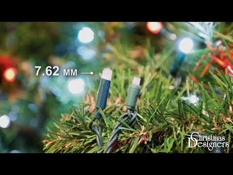 Twinkly Pro - RGBW Capsule - 250 Lights - 4" Spacing - Green Wire - Single Line - Image 6