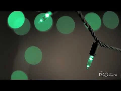 70 Light T5 Smooth Red LED Christmas Lights - Image 2