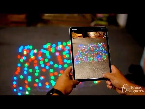 Twinkly RGB, Cluster Lights, 400L, 4" Sp, Wifi, Green Wire - Image 4