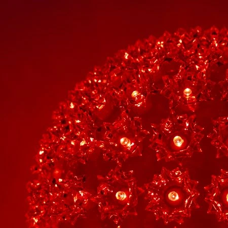 Pro Christmas™ 10" Sphere - 150L - Red - Image 2