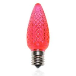 C9 SMD LED Retrofit Bulb - Pink - Minleon V2 - Bag Of 25