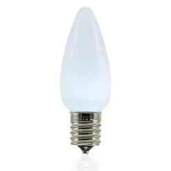 C9 SMD LED Retrofit Bulbs - Frosted Smooth - Cool White - Pro Christmas™ - Bag Of 25