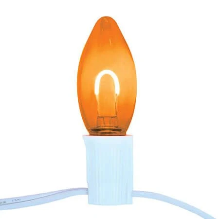 C9 Flexible Filament LED Bulb - Amber/Orange - Pro Christmas™ - Bag Of 25 - Image 2