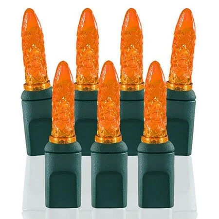 70 Light M5 Amber LED Christmas Lights