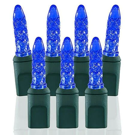 100 Light M5 Blue LED Christmas Lights