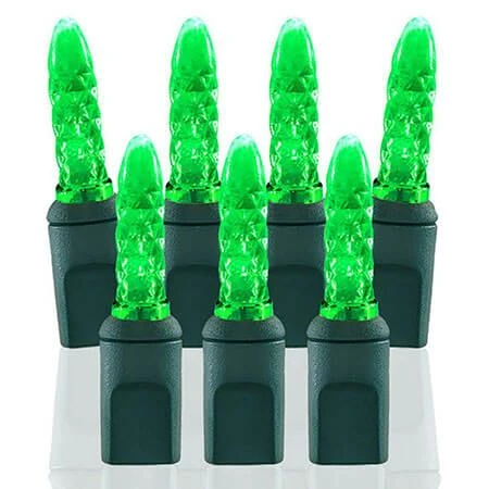 70 Light M5 Green LED Christmas Lights