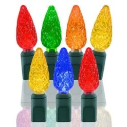70 Light Multi C6 LED Christmas Lights