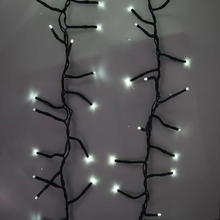 LED Cluster Light Set - 8 Function Memory Controller With Remote - 500 Bulbs - Cool Mint - Image 3