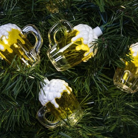 Beer Mug Lights - 10 LEDs - Warm White - Image 2