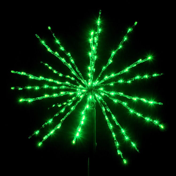 18" Green Twinkle Starburst - Green LED Lights - Image 2