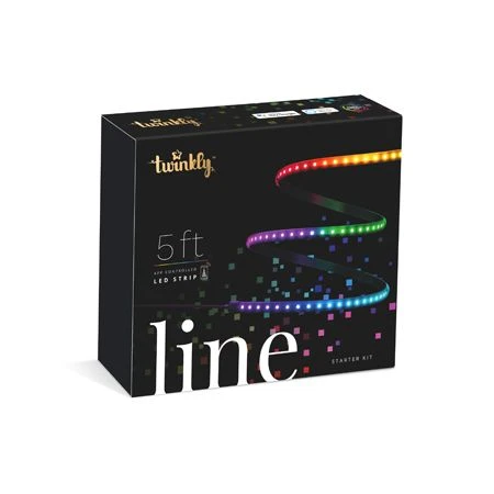 Twinkly RGB, Light Line, 5', Black Cord, Wifi, Starter Kit - Image 2